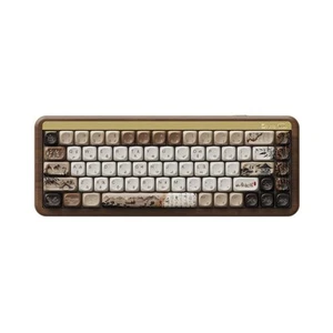 Mechanical Gaming Keyboard with Walnut Wooden Case, MU01 Mountain Seclusion 6... - Picture 1 of 8