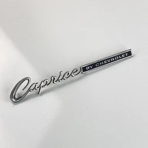 Super rare 1967 Vtg Caprice by Chevrolet Emblem 7660654 Trunk Badge OEM Car - Picture 1 of 5