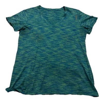 Camisa Reebok Feminina GRANDE Atlética Manga Curta Treino - Imagem 1 de 4