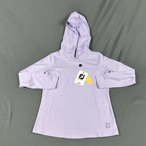 FootJoy Girls Junior Golf Hoodie Sun Protect Medium Lavender Nylon MSRP $75 - Picture 1 of 7