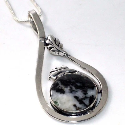 Collar Redondo Turquesa Búfalo Blanco Bonito Chapado en Plata 925 18" GW Foto 1 de 3