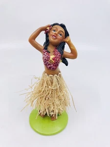 Vintage 5" Tanzende Hawaii Hula Mädchen Tänzerin Armaturenbrett Wackel nicken - Bild 1 von 8