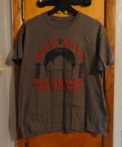 Camiseta The Office Dwight Silhouette Bears Beets Battlestar Galactica Talla L - Imagen 1 de 7