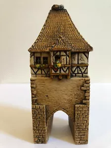 MINIATURE BUILDING ALSACE FRANCE VILLAGE ENTRANCE CASTLE MEDIEVAL NO GAULT - Picture 1 of 4