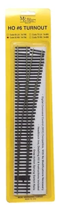 HO Scale Micro Engineering 14-706 Code 83 #6 Right Hand Turnout - Picture 1 of 1