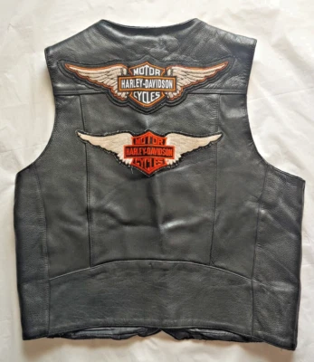 Harley-Davidson Motorcycles Patch Milwaukee Leather by Shaf Vest - Size 48 - Image 1 of 4