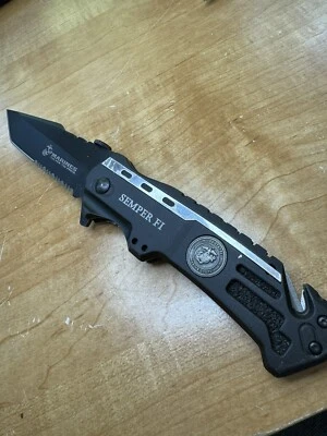 M TECH U.S.A U.S.M.C TACTICLE KNIFE - Image 1 of 4