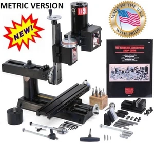 Sherline 2010A Deluxe Mulino Metrico Verticale + Confezione "A" (2000A per Pollice) NUOVO! - Foto 1 di 1