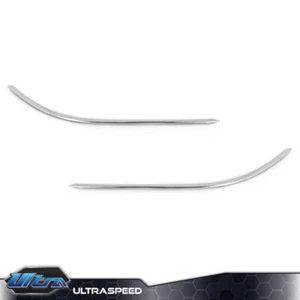 Front Bumper Molding Trim Left&Right Side Fit For 2012-2015 Benz C250 C300 C350 - Picture 1 of 12