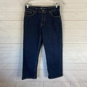 Wonder Nation Boys Relaxed Fit Straight Leg Jeans Sz 12 Husky Blue Stretch 28x26 - Picture 1 of 8