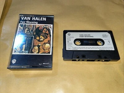 VAN HALEN - FAIR WARNING - 1981 Cassette Vgc/vgc+ - Image 1 of 2
