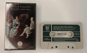 Black Sabbath Heaven And Hell Kassette 7231 402 (UK) 1980 Achtziger Papierlabel - Foto 1 di 3