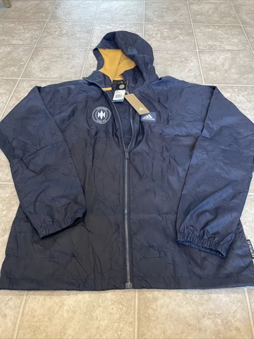 Adidas Chicago Fire FC Full Zip Jacket S NWT New Primeblue Hood $120 Cover