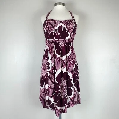 Vestido Vintage Mujer L Y2K Boho Floral Halter Imperio Boda Invitada Evento Especial Foto 1 de 4