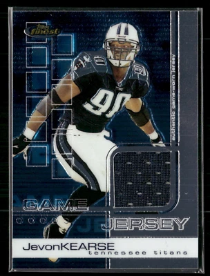 Jevon Kearse 2002 Topps Finest Game Jersey Relic 714/999 - Image 1 of 2