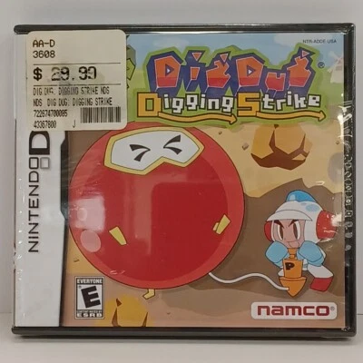 DIG DUG: DIGGING STRIKE for Nintendo DS Namco 2005 NEW FACTORY SEALED - Image 1 of 4