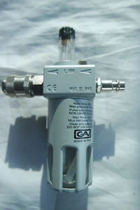 Öler Schmierteil Schmieröl-Flasche 1/4"F(I) Druckluft L-180 1/4" Mit Kupplung - Bild 1 von 4