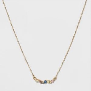 NUEVO A New Day Collar Tono Dorado 18 Pulgadas Color Circonita Cúbica Colgante - Imagen 1 de 4