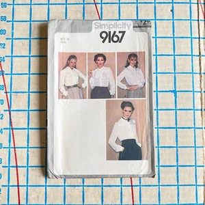 Womens Uncut 1970s Blouse Pattern Size 14 Simplicity 9167 - Picture 1 of 4