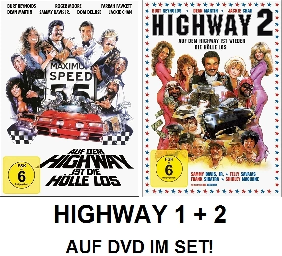 Auf dem Highway ist (wieder) die Hölle los, TEIL 1+2 IM SET auf DVD NEU + OVP! - Bild 1 von 1