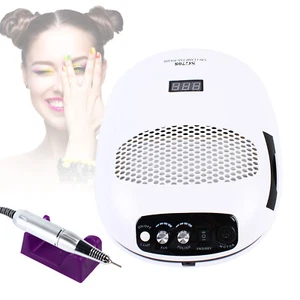 3 in 1 Nagelfräser Maniküre Maschine Nagelfeile Nageltrockner LED Nagellampe - Bild 1 von 13