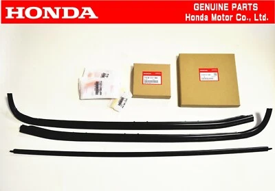 HONDA OEM 94-01 INTEGRA LS RS GSR TYPE-R conjunto de pares de moldagem de para-brisa de vidro frontal - Imagem 1 de 2