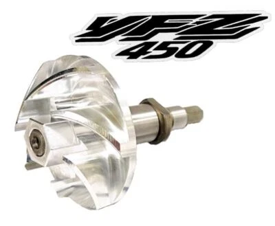 Impulsor de bomba de agua Billet YFZ450 YFZ 450 Yamaha 450 conjunto de eje de engranaje CNC Foto 1 de 4