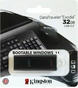 Pendrive Bootable USB ESD Per Asus,Hp,Acer Installazione Windows 11 Home/Pro - Foto 1 di 5