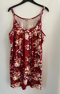 Moyabo Women's Spaghetti Strap Floral Dress Size 2XL - Picture 1 of 2