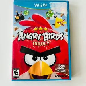 Angry Birds Trilogy (Wii U, 2013) Complete w/ Instructions TESTED SHIPS FAST! - Picture 1 of 3