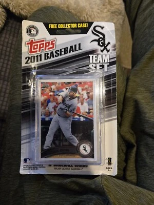 Juego de tarjetas del equipo de béisbol MLB Topps Chicago White Sox 2011 con estuche gratis 17 tarjetas Foto 1 de 2