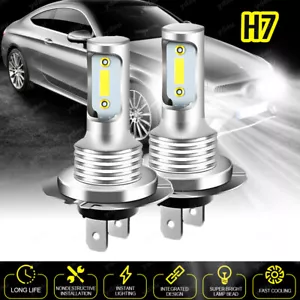 LED Low Beam Headlight Bulb for Mercedes-Benz GLS450 2017-2019 CLA250 2013-18 H7 - Picture 1 of 10