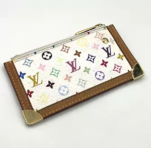 LOUIS VUITTON M92655 Pochette Cles Monogram Multicolor Key Case Wallet Used Good - Picture 1 of 9