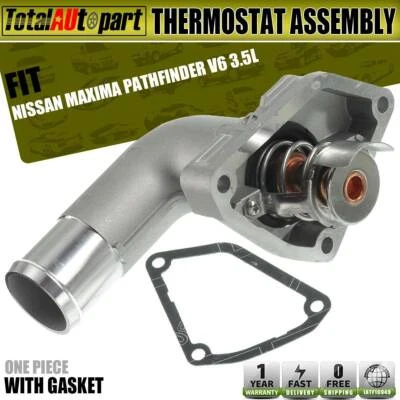 Engine Coolant Thermostat Housing for Infiniti JX35 QX60 Nissan Quest 21200JA10A - Image 1 of 4