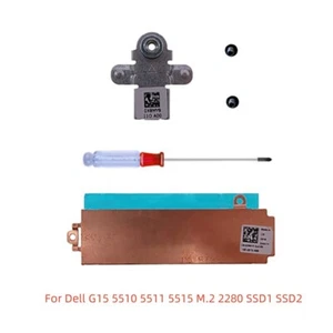 Heat Sink Bracket For G15 5510 5511 5515 M.2 SSD Hard Drive Holder X8MY9 26X1Y - Picture 1 of 6