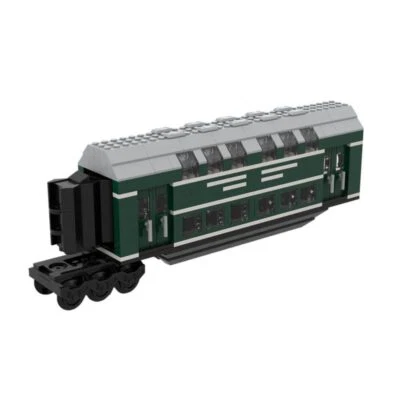 Custom MOC-140465 New German Trains Middle Unit Doppelstockwagen Model 700 Parts - Image 1 of 4