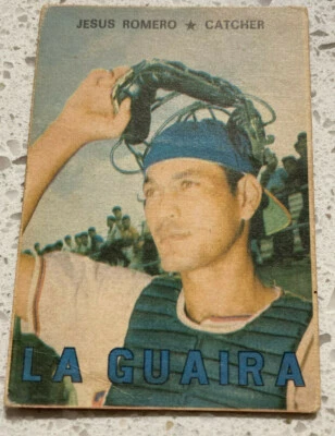 1967 Topps Venezuelan Jesus Romero Spanish Back Rare #63 La Guaira - Image 1 of 2