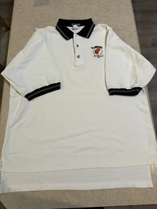 VTG  Cincinnati Bengals Polo Men’s XL White/Black Y2K - Picture 1 of 6
