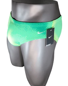 Herren Performance NIKE Badeslip Zitronen/Grün Muster Größe 34 3D ANSEHEN! - Bild 1 von 4