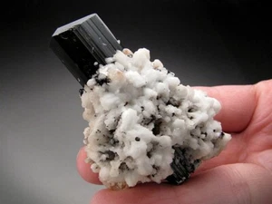 Schorl and Albite Shigar District Gilgit-Baltistan Pakistan - Picture 1 of 6
