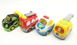 Lot of  Vtech Go Go Smart Wheels Talking Lightup Toy Race Car Fire Truck Police  - Picture 1 of 5
