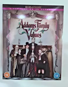4K UHD BLU-RAY ADDAMS FAMILY VALUES BRAND NEW SEALED UK STOCK - Picture 1 of 2