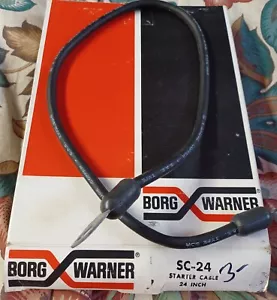 Borg Warner Starter Cable SC-24 6 Gauge Vintage - Picture 1 of 2