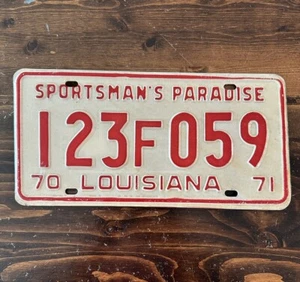 1970 LOUISIANA 1971 Targa Sportiva Paradise 123F059 - Foto 1 di 5