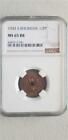 Southern Rhodesia 1/2 Penny 1943 NGC MS 65 RB