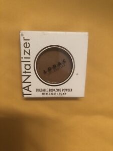 Lorac TANtalizer Buildable Bronzing Powder in SUN DAZE .12oz Mini Travel Bronzer