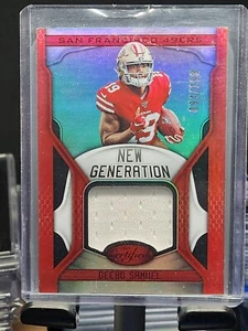 99GEM SP / DEEBO SAMUEL 2019 CERTIFIED MIRROR RED JERSEY ROOKIE RC 49ers - Picture 1 of 2