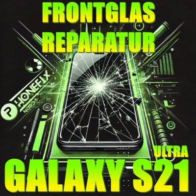 MARKENLOS Samsung Galaxy S21 Ultra Frontglas Reparatur📱Display Glas Tausch🔥24H EXPRESS