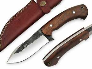 High Carbon Steel Fixed Blade Knife - Handmade Full Tang Bushcraft Knife/Hunting