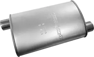 Silenziatore di scarico Quiet-Flow SS 21690 attacco diretto 2,25" ingresso (OD) 2,25" uscita (ID - Foto 1 di 5